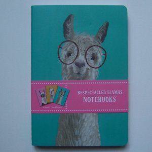 OCS DESIGNS "Bespectacled Llamas" 3-Pack Journals